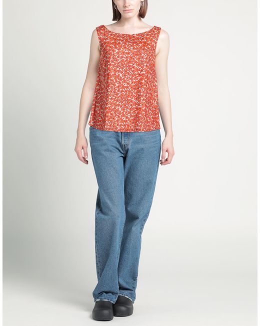 JUSTMINE Red Top Polyester, Elastane