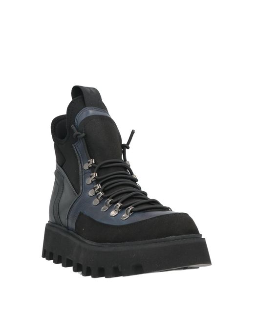 Bruno Bordese Black Ankle Boots for men