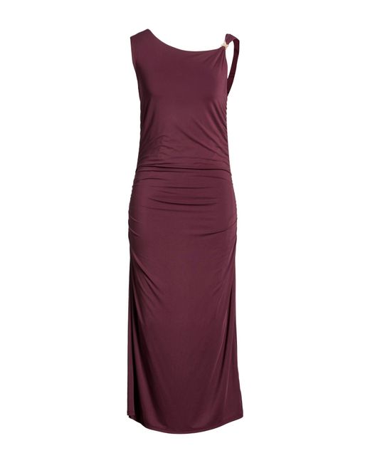 Souvenir Clubbing Purple Midi Dress Modal, Polyamide, Elastane