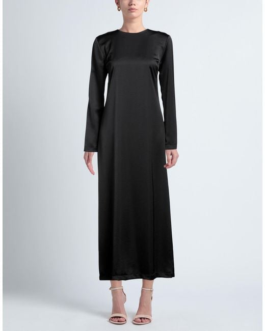 Soallure Black Maxi Dress