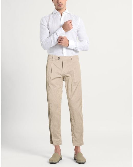 BRO-SHIP Natural Pants Cotton, Elastane for men