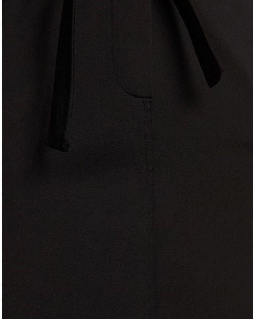 Marella Black Maxi Dress Viscose, Polyamide, Elastane
