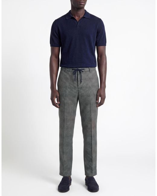 Liu Jo Gray Pants Polyester, Rayon, Elastane for men