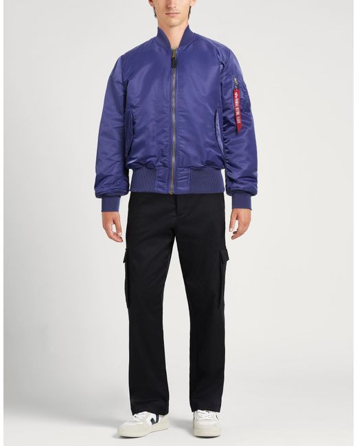 Alpha Industries Blue Jacket Nylon for men