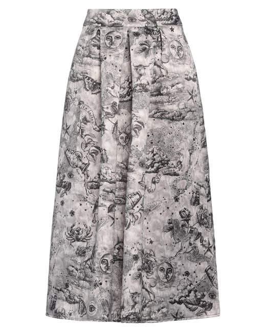 Souvenir Clubbing Gray Midi Skirt