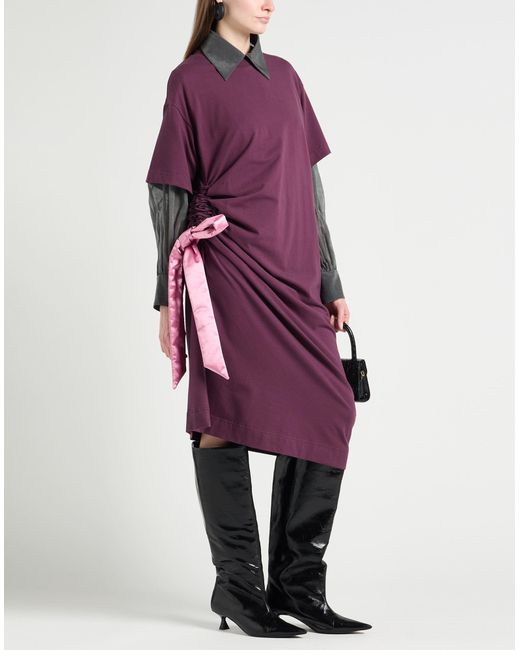 J.W. Anderson Purple Midi-Kleid