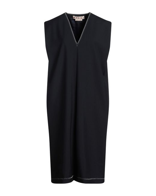 Marni Black Midi-Kleid