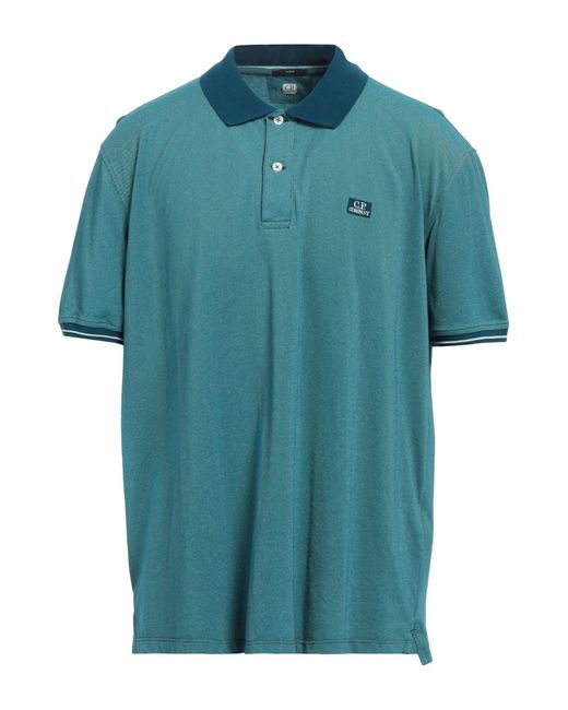 C P Company Blue Polo Shirt for men