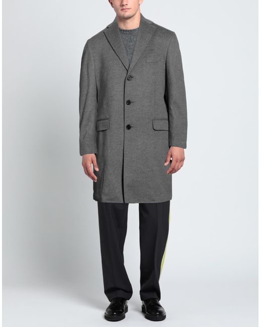 Luigi Borrelli Napoli Gray Coat for men