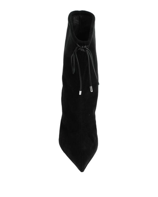 Alexandre Vauthier Black Ankle Boots Leather