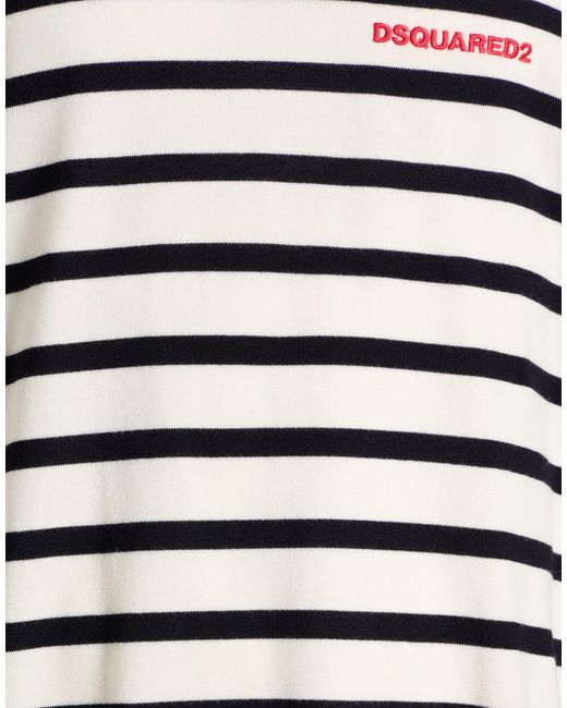DSquared² White Cream Sweater Wool for men