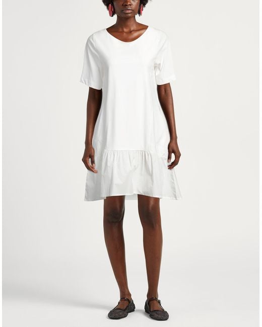 Alpha Studio White Mini Dress