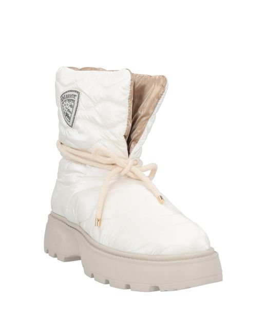 Blauer White Stiefelette