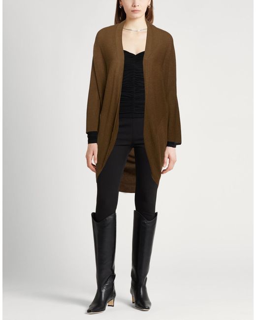 Gentry Portofino Brown Cardigan Cashmere