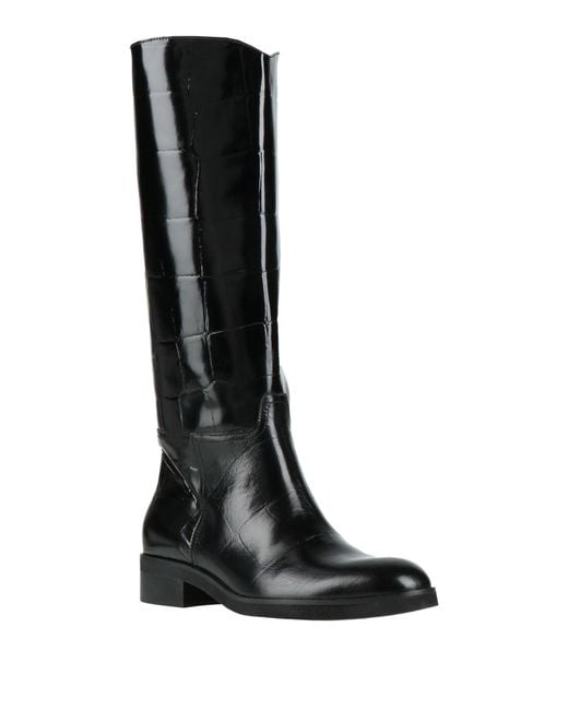 J.A.P. JOSE ANTONIO PEREIRA Black Boot Leather