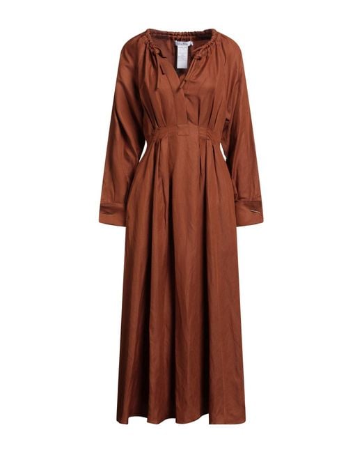 Max Mara Brown Maxi Dresses