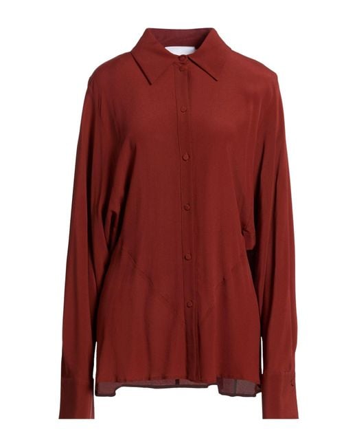 Erika Cavallini Semi Couture Red Shirt