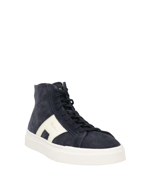 Santoni Blue Trainers for men