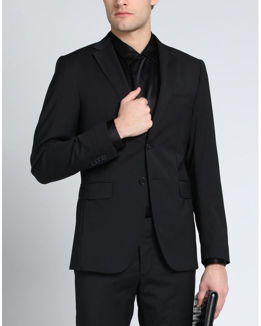 Santaniello Black Suit for men