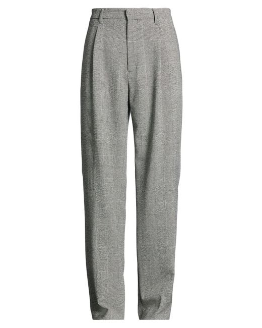 Lardini Gray Pants Polyester, Wool, Elastane for men