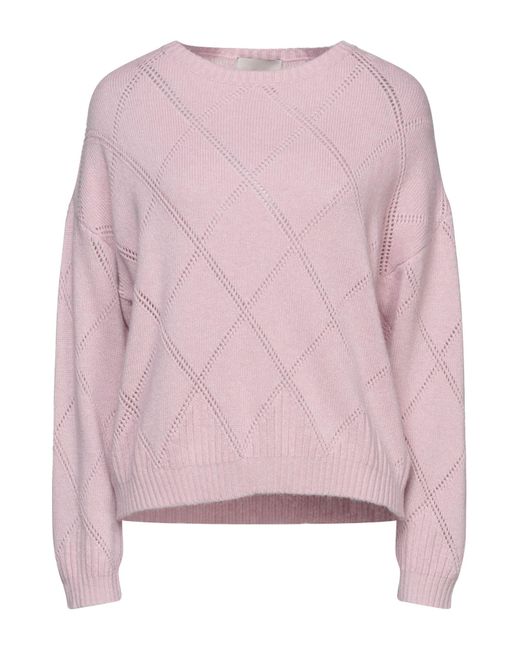 N.O.W. ANDREA ROSATI CASHMERE Synthetic Jumper in Pink - Lyst