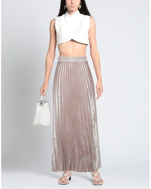 MÊME ROAD Multicolor Dove Maxi Skirt Polyester