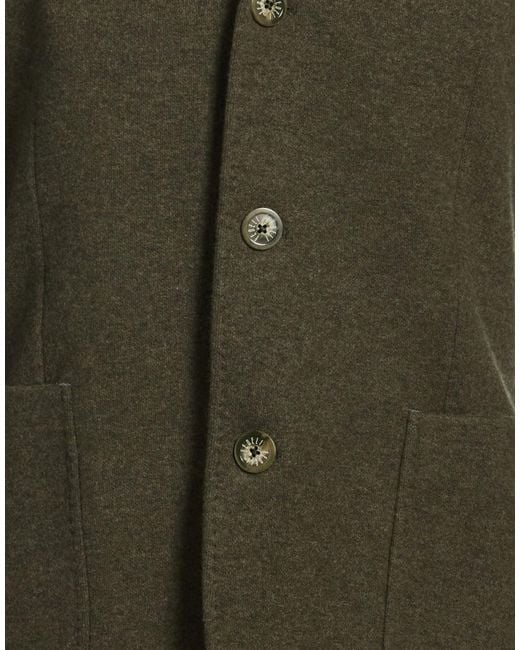 Fedeli Green Blazer Cashmere for men