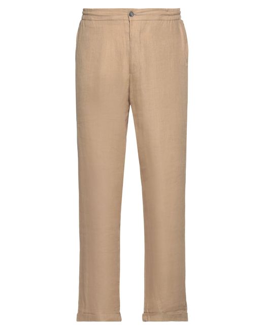 Alpha Studio Trouser in Natural for Men | Lyst