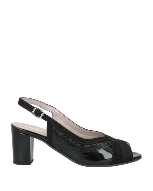 Valleverde Black Sandals