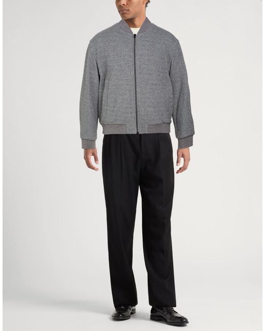 Herno Gray Jacket Cotton, Recycled Wool, Polyester, Polyamide for men