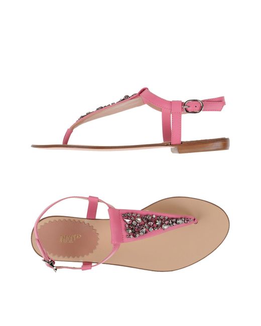 Red(v) Pink Thong Sandal