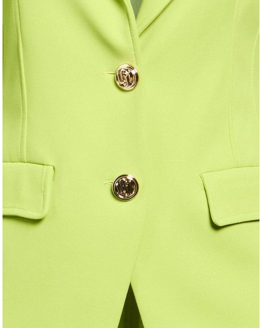Liu Jo Green Blazer Polyester, Elastane