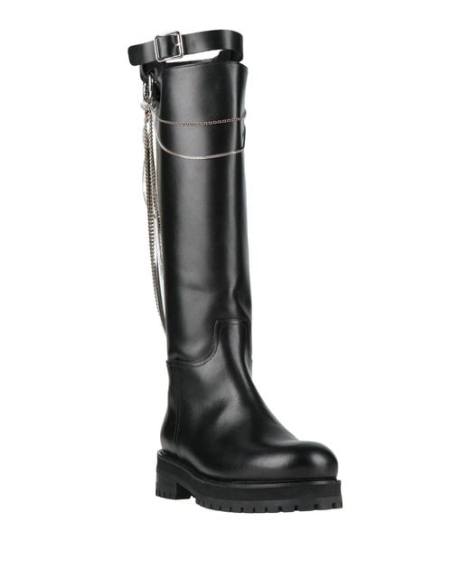 Dondup Black Boot Leather