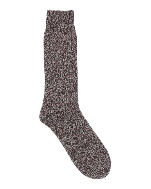 Ermenegildo Zegna Cotton Socks & Hosiery in Dark Brown (Brown) for Men