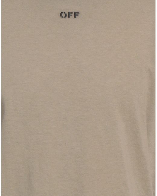 Off-White c/o Virgil Abloh Gray T-shirt for men