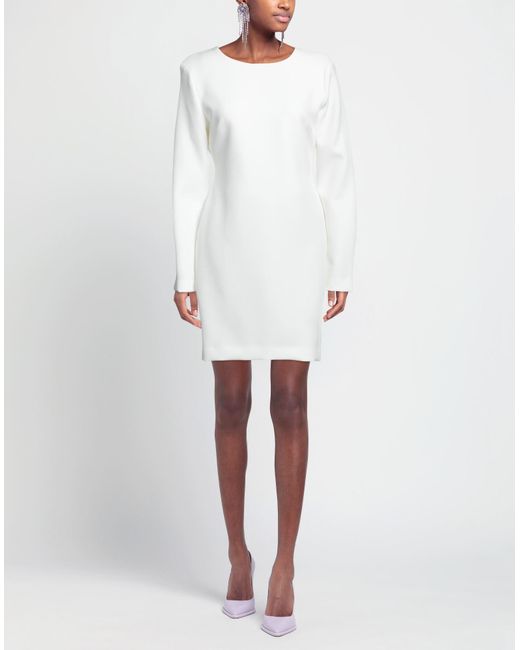 P.A.R.O.S.H. White Short Dress