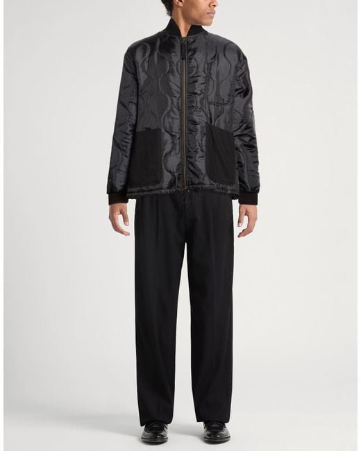 FRONT STREET 8 Black Puffer Polyester for men