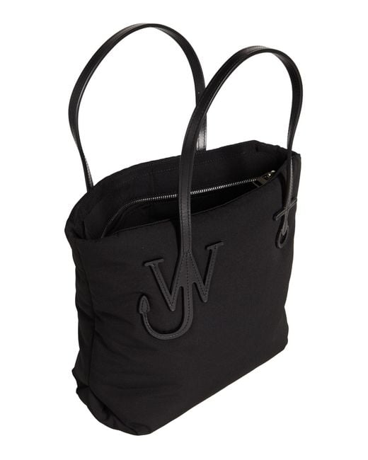 J.W. Anderson Black Handbag Textile Fibers, Leather