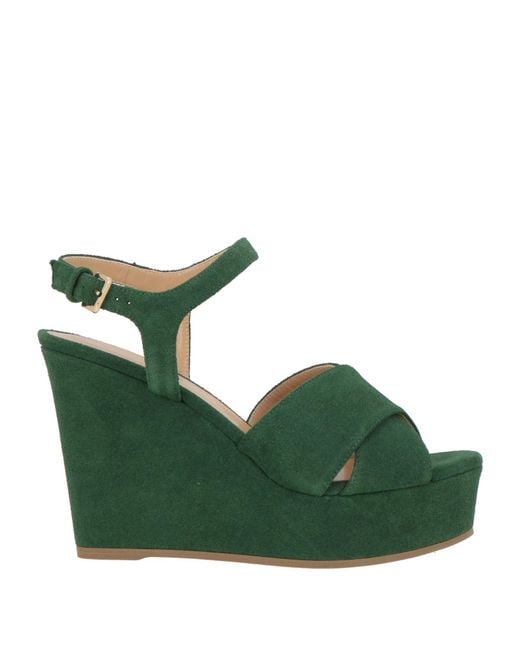 Sergio Rossi Green Sandals