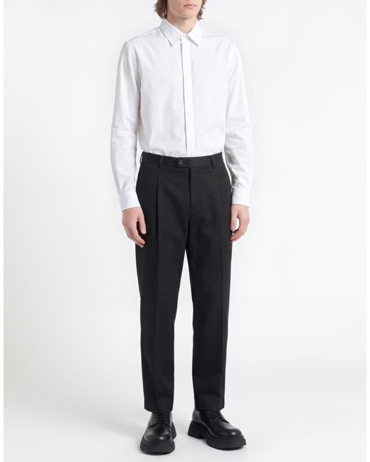 BE ABLE Black Pants Cotton, Modal for men
