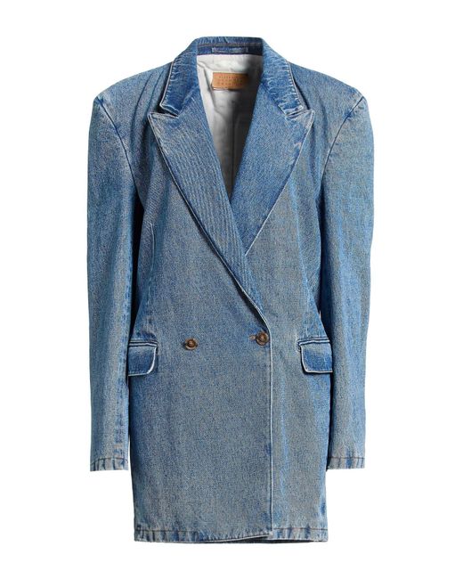 MM6 by Maison Margiela Blue Mini Dress Cotton