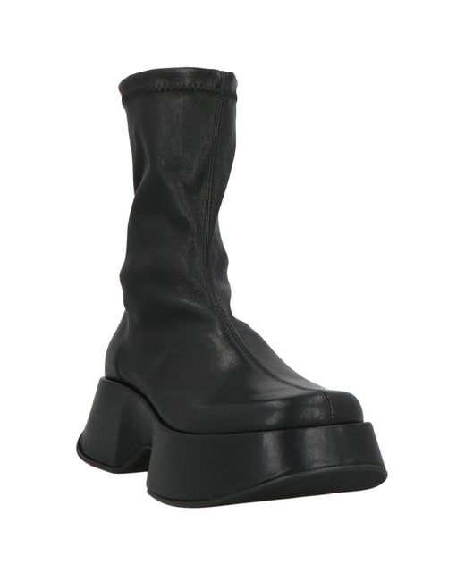 Vic Matié Black Ankle Boots Leather