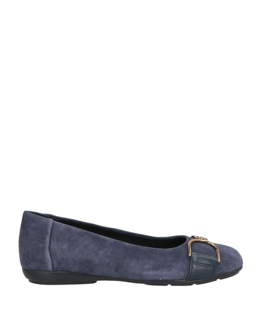 Geox Blue Ballet Flats