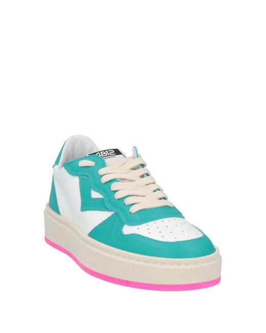 4b12 Blue Sneakers Leather
