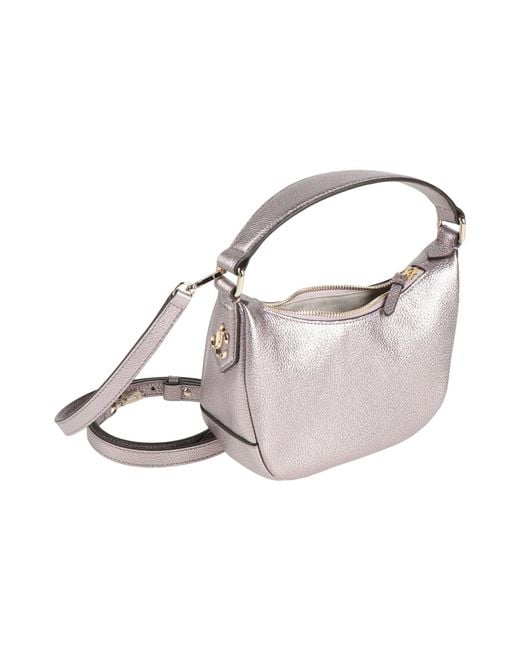 Jimmy Choo Gray Lilac Handbag Leather
