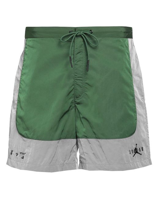 JORDAN x OFF-WHITETM Shorts & Bermudashorts in Green für Herren