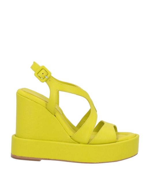 Paloma Barceló Yellow Sandals
