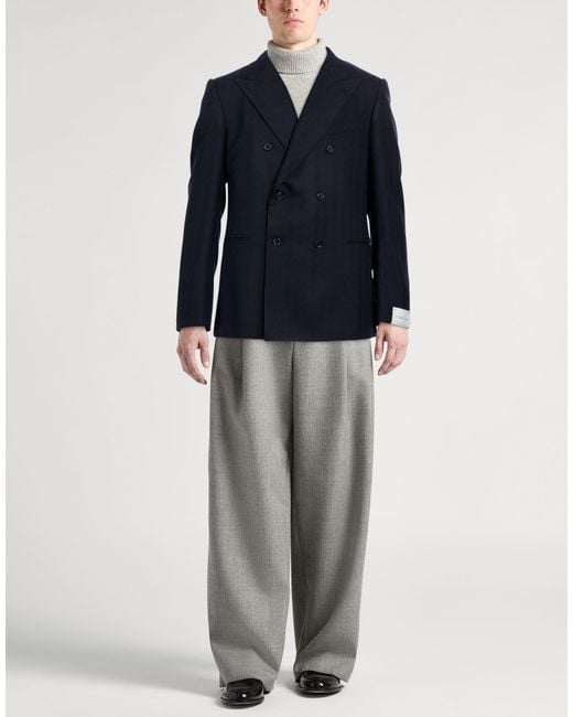 Caruso Blue Blazer for men