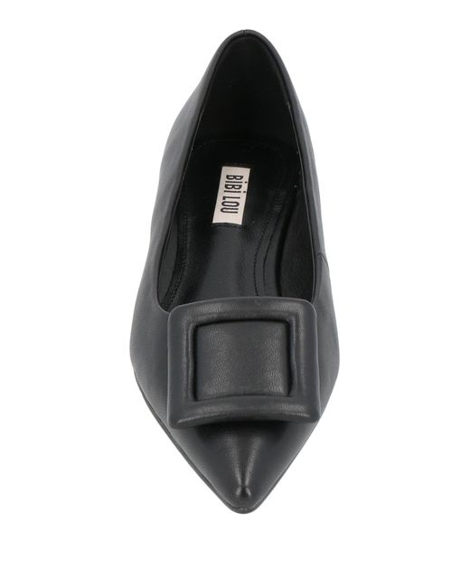 Bibi Lou Black Ballet Flats