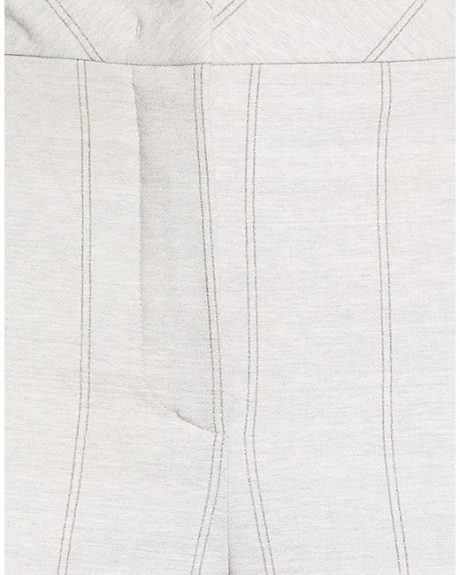 Eleventy White Light Pants Wool, Elastane